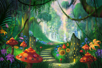 Magical Forest HD Wallpaper | Background Image | 2100x1408 | ID ...