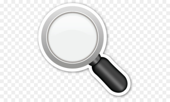 Magnifying glass Emoji Sticker Emoticon - Magnifying Glass Magnifying glass Emoji Sticker Emoticon - Magnifying Glass