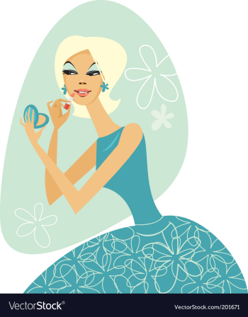 Makeup vector image