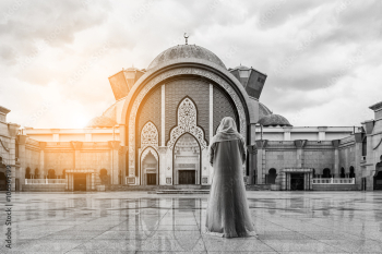 Malaysia Mosque with Muslim pray in Malaysia, Asian Malaysia Mosque with Muslim pray in Malaysia, Asian