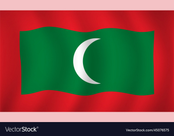 maldives flag background