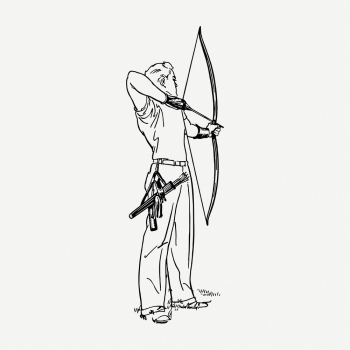 Male archer aiming drawing, sport | Free PSD - rawpixel Male archer aiming drawing, sport | Free PSD - rawpixel