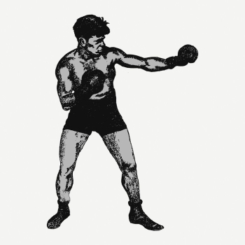 Male boxer drawing, sport vintage | Free PSD - rawpixel Male boxer drawing, sport vintage | Free PSD - rawpixel