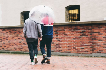 Male Couple Walking