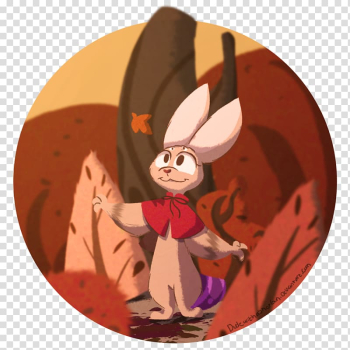 Mammal Animated cartoon Illustration, Autumn Colour transparent background PNG clipart