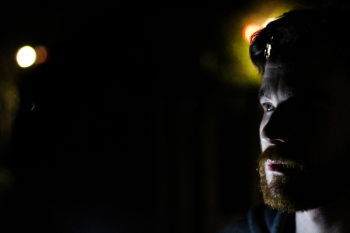 Man Against Light Man Against Light