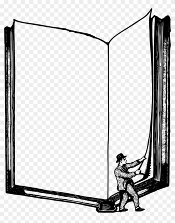Man And Book - Book Frame Png Man And Book - Book Frame Png