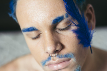 Man Closing Eyes Man Closing Eyes