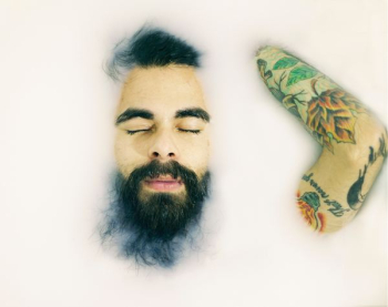 man closing his eyes man closing his eyes