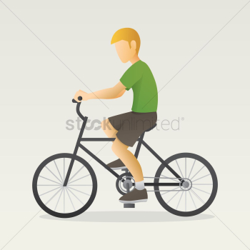 Man cycling Man cycling