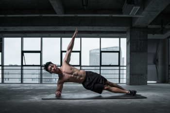 Man Doing Yoga Man Doing Yoga