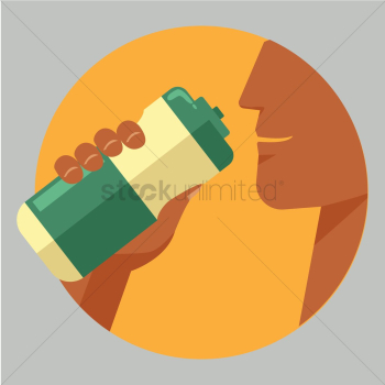 Man drinking Man drinking