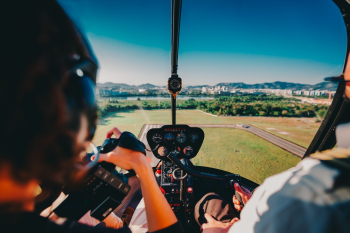Man Driving Airplane Man Driving Airplane