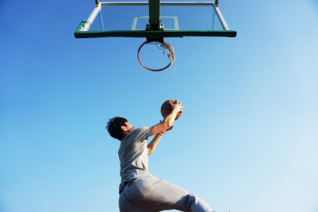 Man Dunking the Ball Man Dunking the Ball