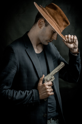 Man Holding Gun Man Holding Gun