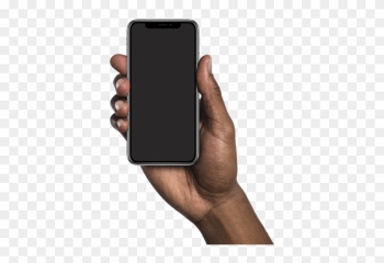 Man Holding Iphone X - Battery Charger