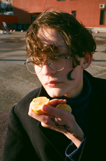Man Holding Lemonade Man Holding Lemonade