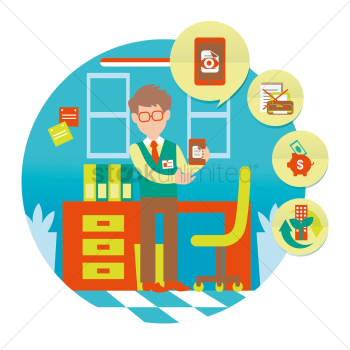 Man holding mobile Man holding mobile