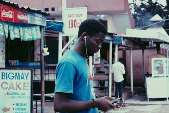 Man Holding Smartphone Man Holding Smartphone