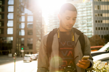 Man Holding Smartphone Man Holding Smartphone