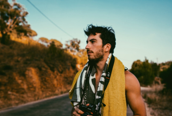 Man Holds Dslr Camera Man Holds Dslr Camera