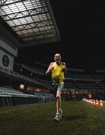 Man in Activewear Running Man in Activewear Running