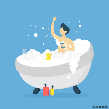 Man in bath