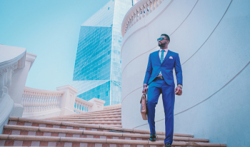 Man in Blue Suit Man in Blue Suit