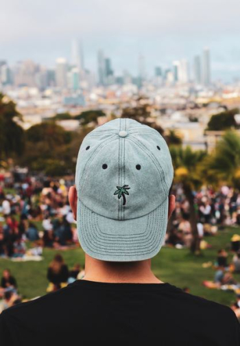 man in gray cap man in gray cap