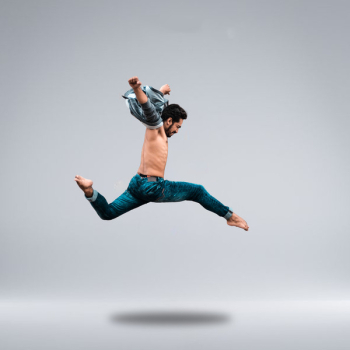 Man Jumping High While Posing Man Jumping High While Posing
