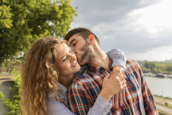Man Kissing Woman Man Kissing Woman