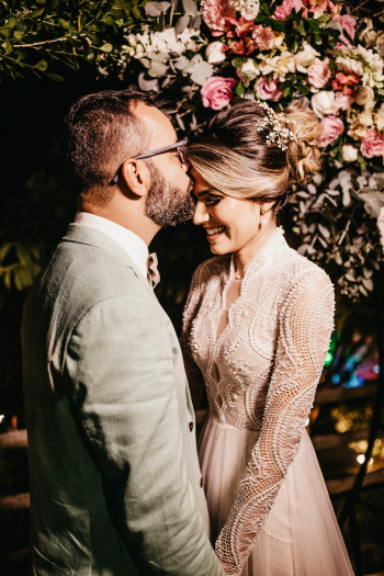 Man Kissing Woman Forehead Man Kissing Woman Forehead