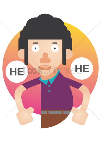 Man laughing Man laughing