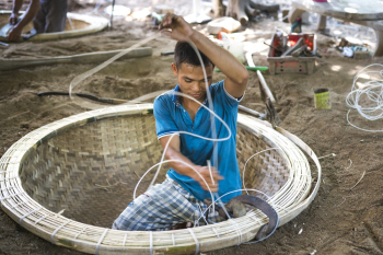 Man Making Basket Man Making Basket
