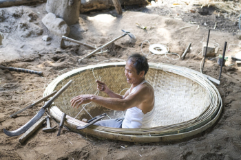 Man Making Basket Man Making Basket