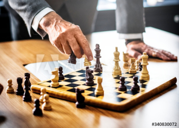 Man making his next move Man making his next move