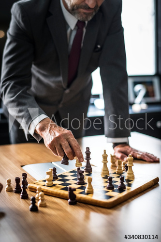 Man making his next move Man making his next move