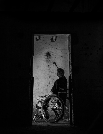 Man On A Wheelchair Man On A Wheelchair