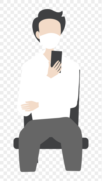 Man on video call | Free PNG Illustration - rawpixel Man on video call | Free PNG Illustration - rawpixel