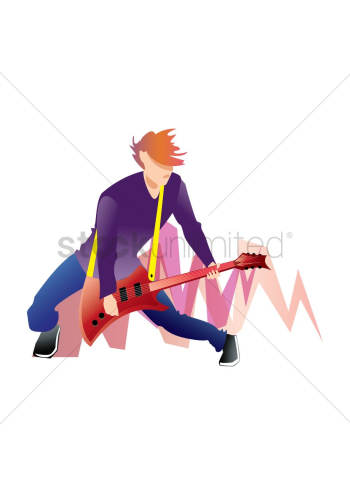 Man playing guitar Man playing guitar