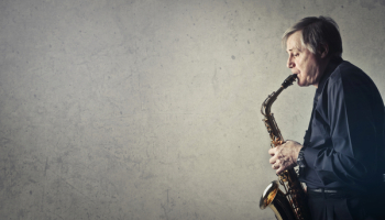 Man Playing Saxophone