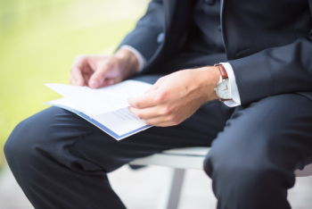 Man Reading A Letter Man Reading A Letter