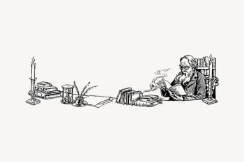 Man reading clipart, vintage illustration | Free Vector Illustration - rawpixel Man reading clipart, vintage illustration | Free Vector Illustration - rawpixel