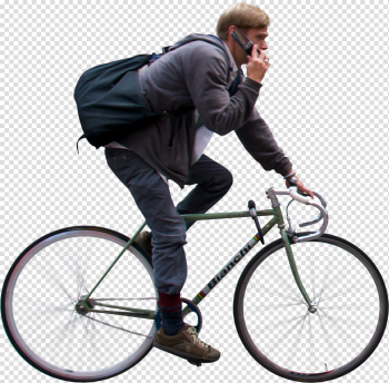 man riding bicycle and using phone | p h o t o s h o p | Bike ...