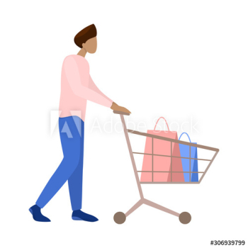 Man shopping Man shopping