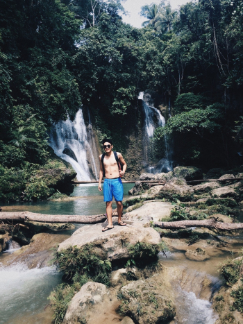 Man Standing on Rock Man Standing on Rock
