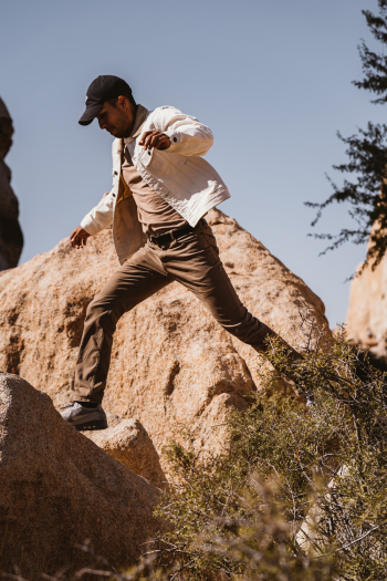 Man Standing on Rock Man Standing on Rock