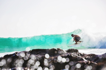 Man Surfing Painting Man Surfing Painting