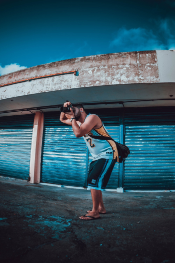 Man Taking Photo Man Taking Photo
