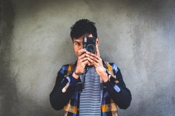 Man Taking Photo Man Taking Photo